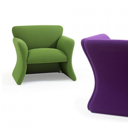 Mondial high armchair